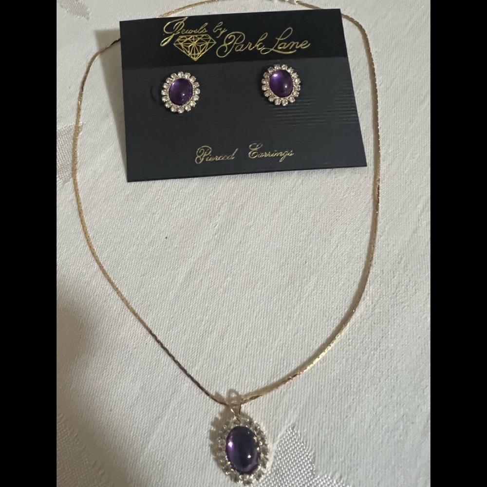 Vintage Necklace & Earrings-Park Lane
